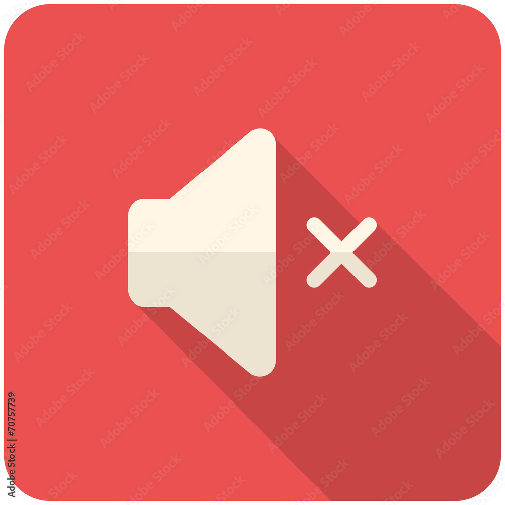 Obraz premium Mute icon