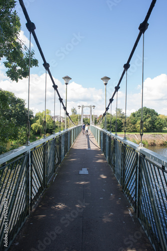 Suspeneded Cycle and Pedestrian Bridge