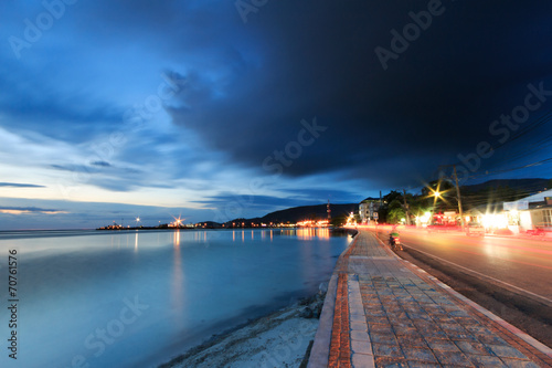 Sunset on Samui island Thailand