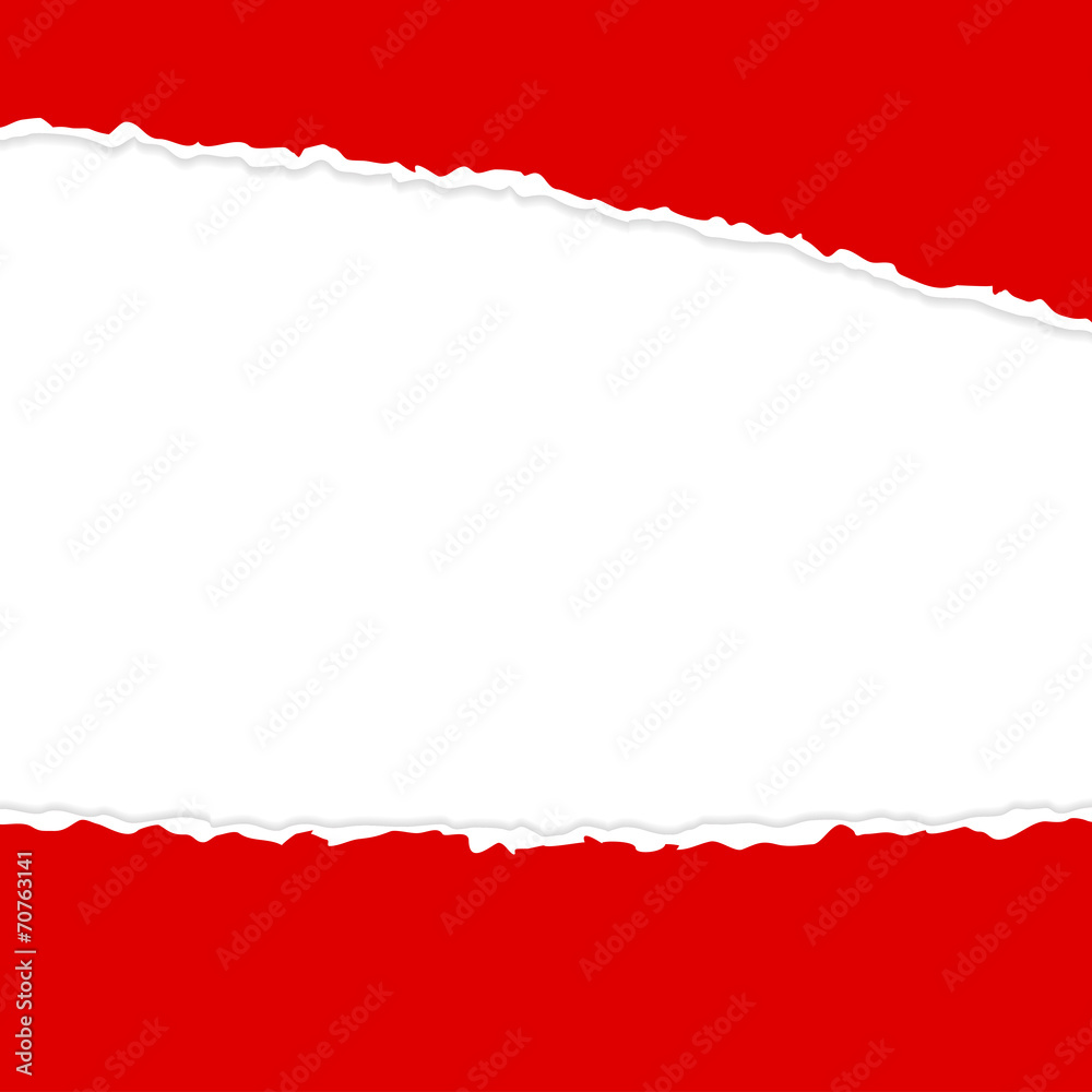 ripped open paper red ripped open paper red