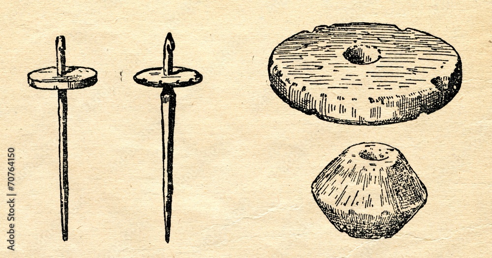 Spindles and spindle whorls