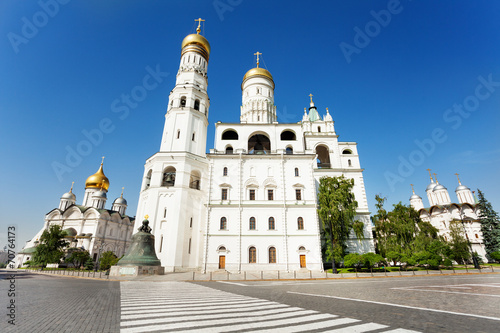 Ivan the Great Bell Tower near walkway