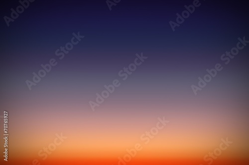 Canvas Print colorful sky just before sunset, illustration background