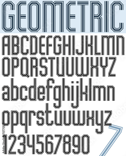 Poster black geometric styl...