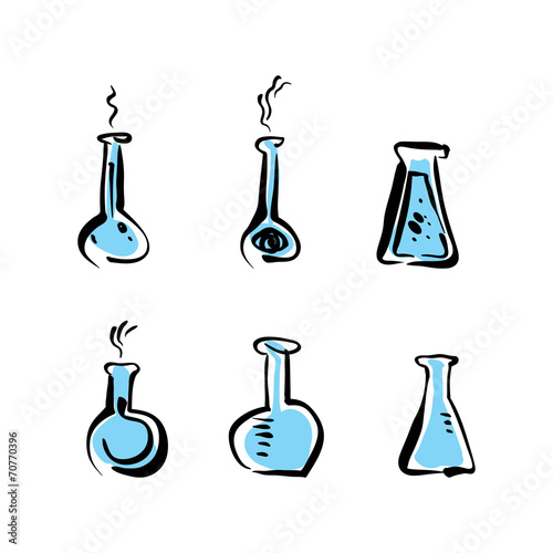 Set of illustrated vector b...