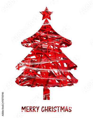albero di natale astratto