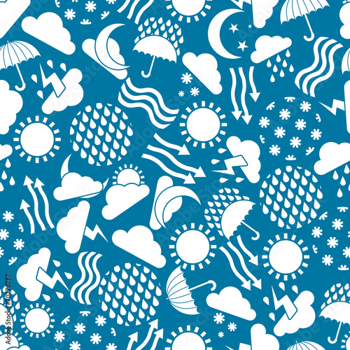 Weather icons seamless back...