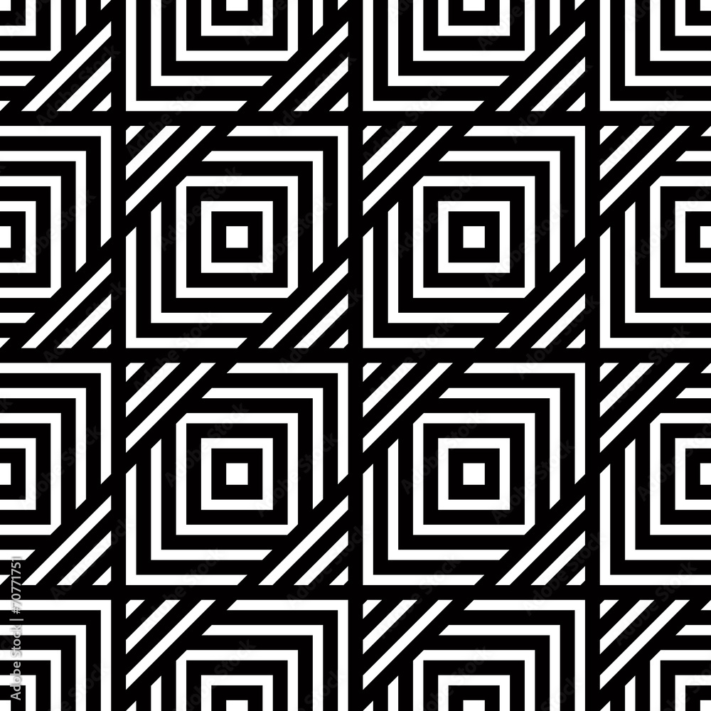 Seamless black and white geometric pattern, simple vector stripe Seamless black and white geometric pattern, simple vector stripe