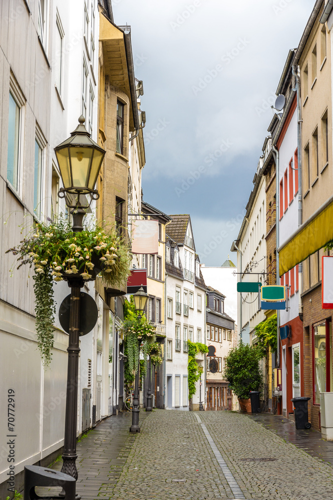 A street in Koblenz city center - Germany