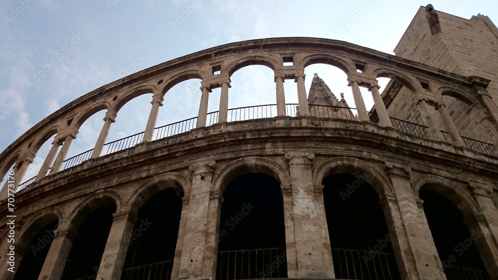 Arcos de la catedral de Valencia