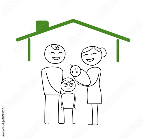 Famille heureuse
