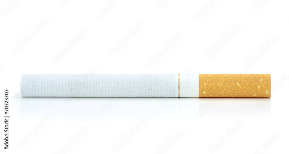 Cigarette isolated on white background
Cigarette isolated on white background