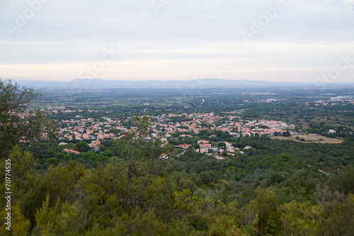 view from the Pyrenees s  france