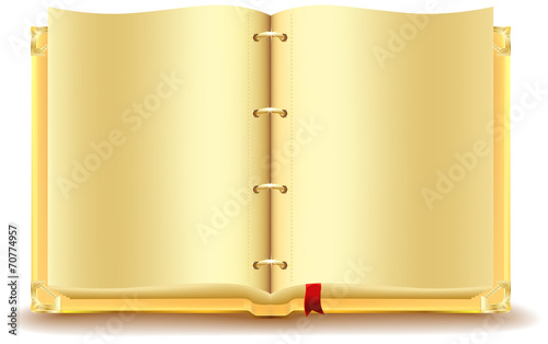 Open gold book