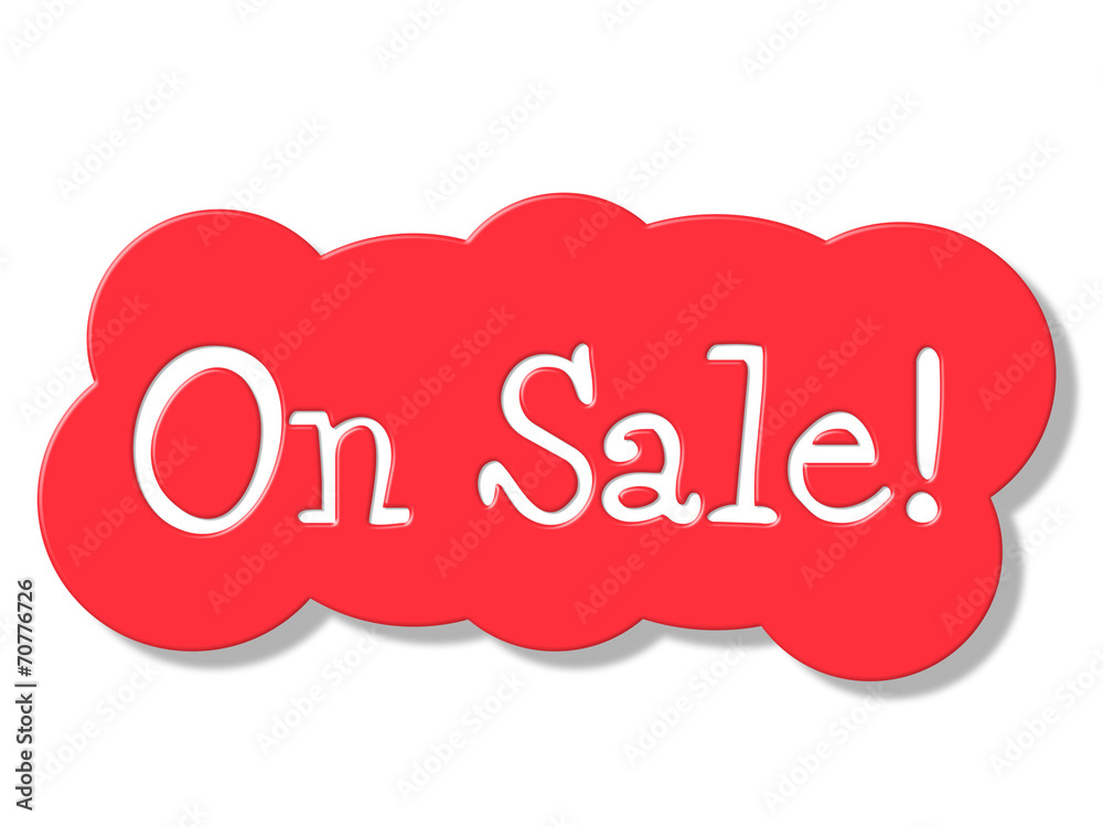 On Sale Indicates Clearance Offer And Discount On Sale Indicates Clearance Offer And Discount