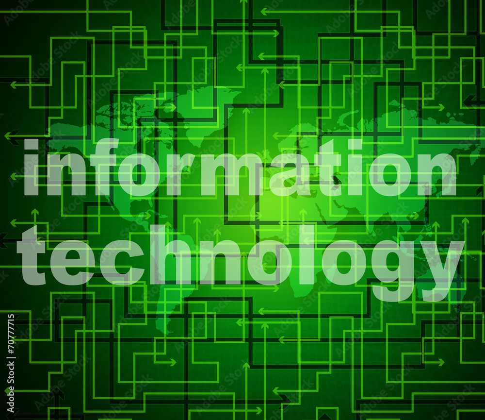 Information Technology Shows Assistance Data And High-Tech Information Technology Shows Assistance Data And High-Tech