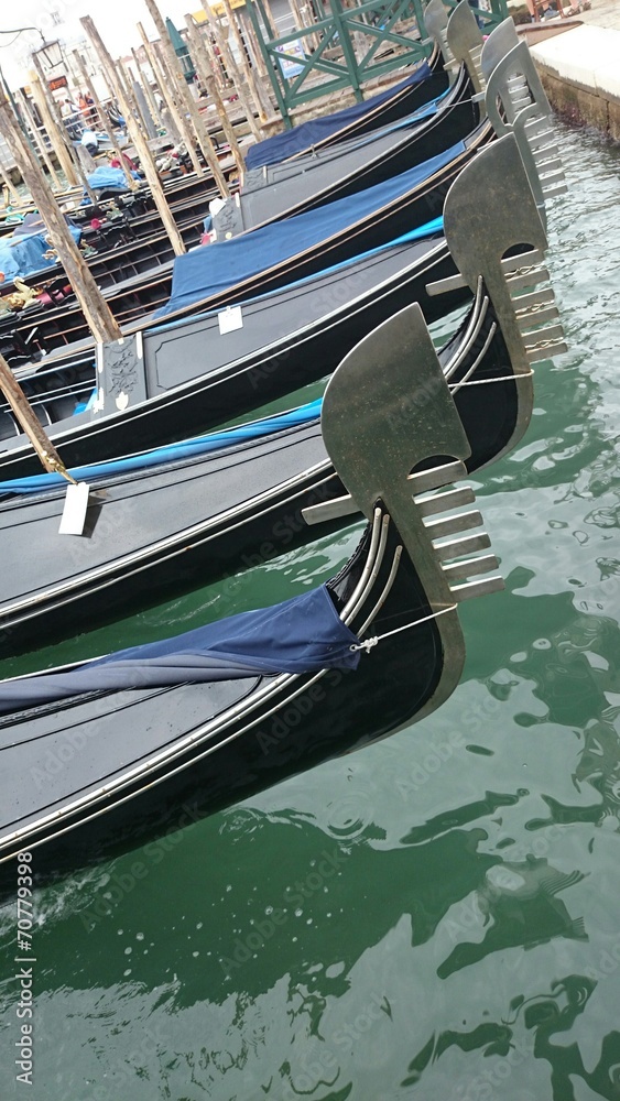 Gondeln in Venedig Details