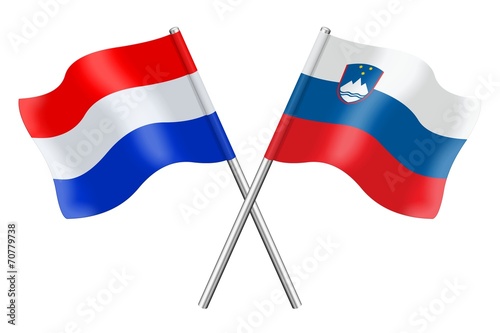 Free Download Flags: Netherlands and Slovenia - GFXLoad