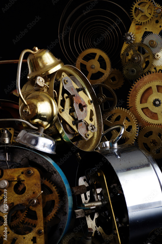 Fototapeta premium alarm clocks detail 7