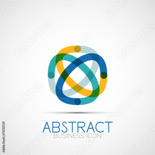 Free Download Line design loop logo - GFXLoad