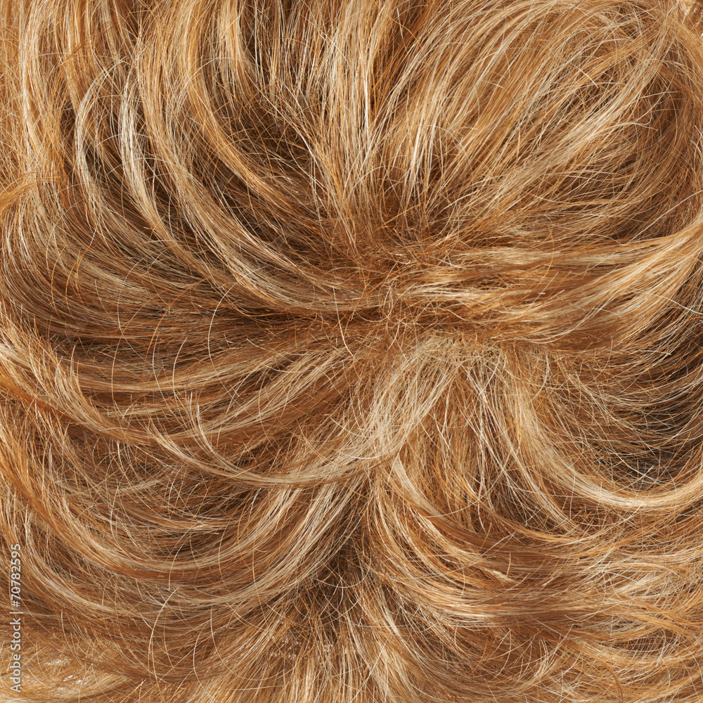 Naklejka premium Hair fragment as a background composition