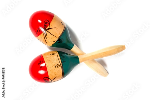 Cuadro en lienzo Pair of maracas