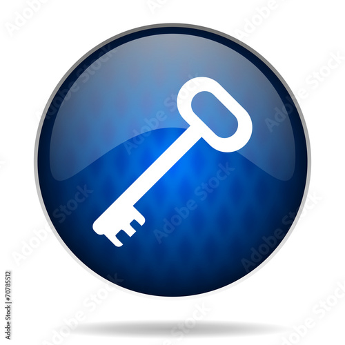 Fototapeta Naklejka Na Ścianę i Meble -  key internet blue icon
