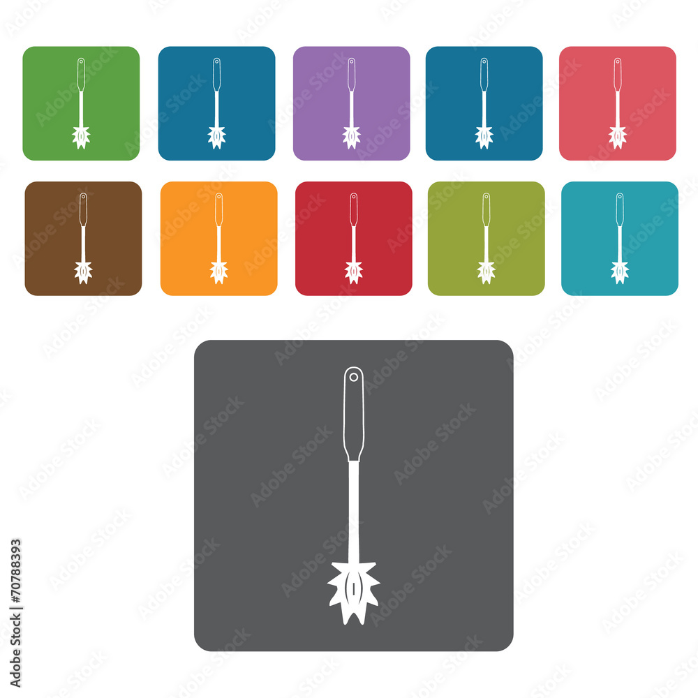 Spaghetti Ladle icon. Cutlery Set and Kitchen Knives icon set. R Spaghetti Ladle icon. Cutlery Set and Kitchen Knives icon set. R