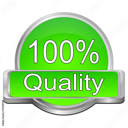 100% Quality Button