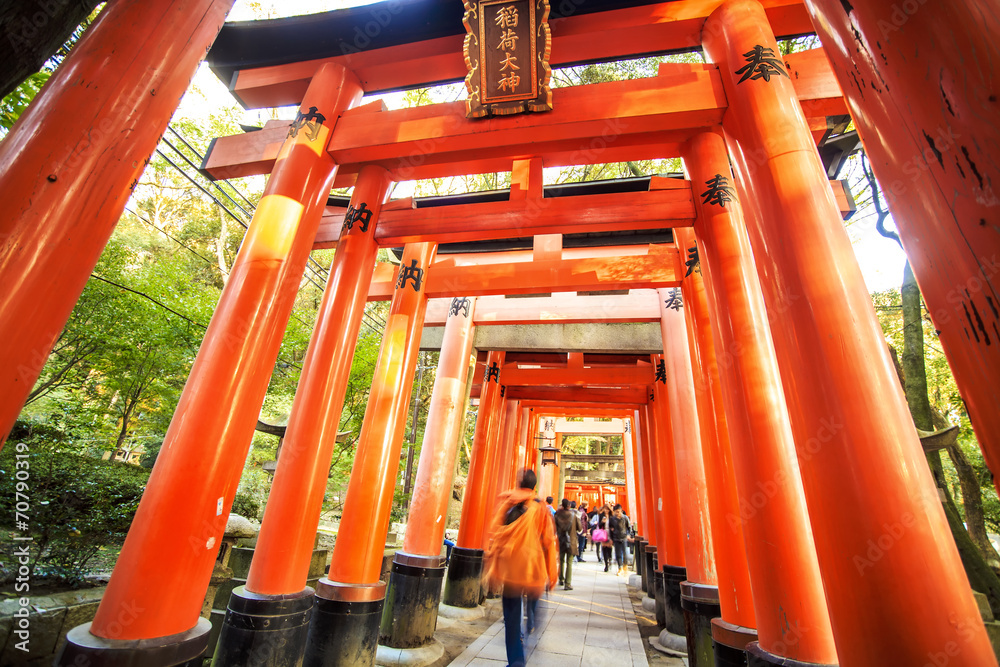 Fushimi Inari Taisha Shrine in Kyoto, Japan Fushimi Inari Taisha Shrine in Kyoto, Japan