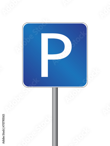 Parking lot sign