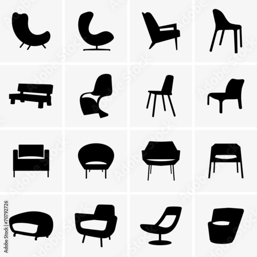 Modern armchairs