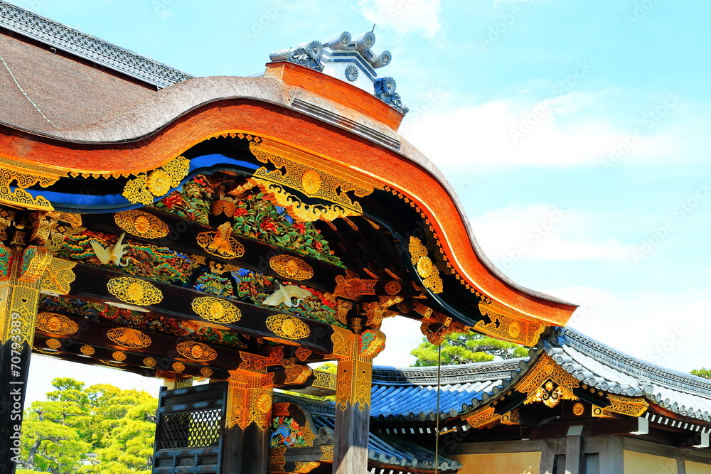 Naklejka premium 二条城 唐門