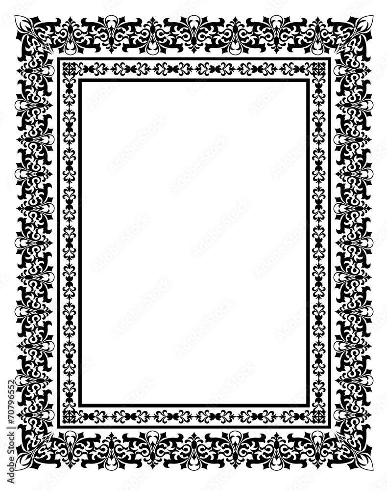 Black frame Black frame