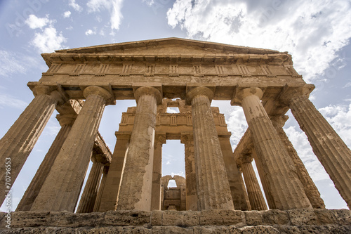 Obraz na płótnie Tempio della Concordia, Agrigento - Sicilia w salonie