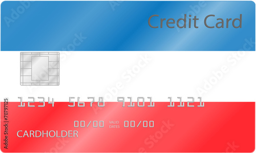 Kreditkarte Serbien/Montenegro Design