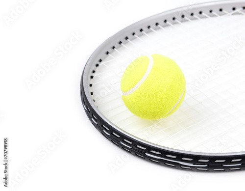 tennis racket isolated © anankkml