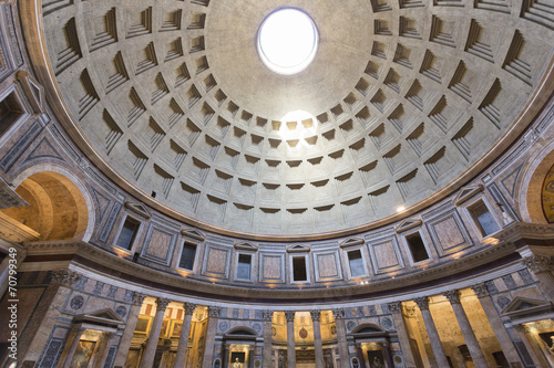 Pantheon Interior in Rome