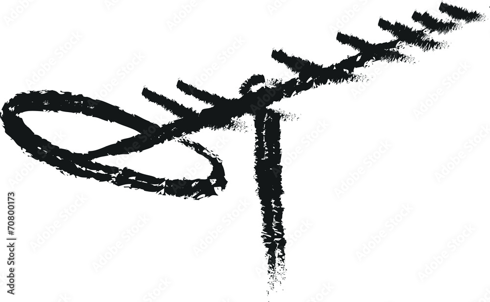 Fototapeta premium doodle retro tv antenna