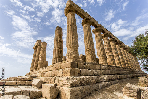 Obraz na płótnie Tempio di Giunone, Agrigento - Sicilia w salonie