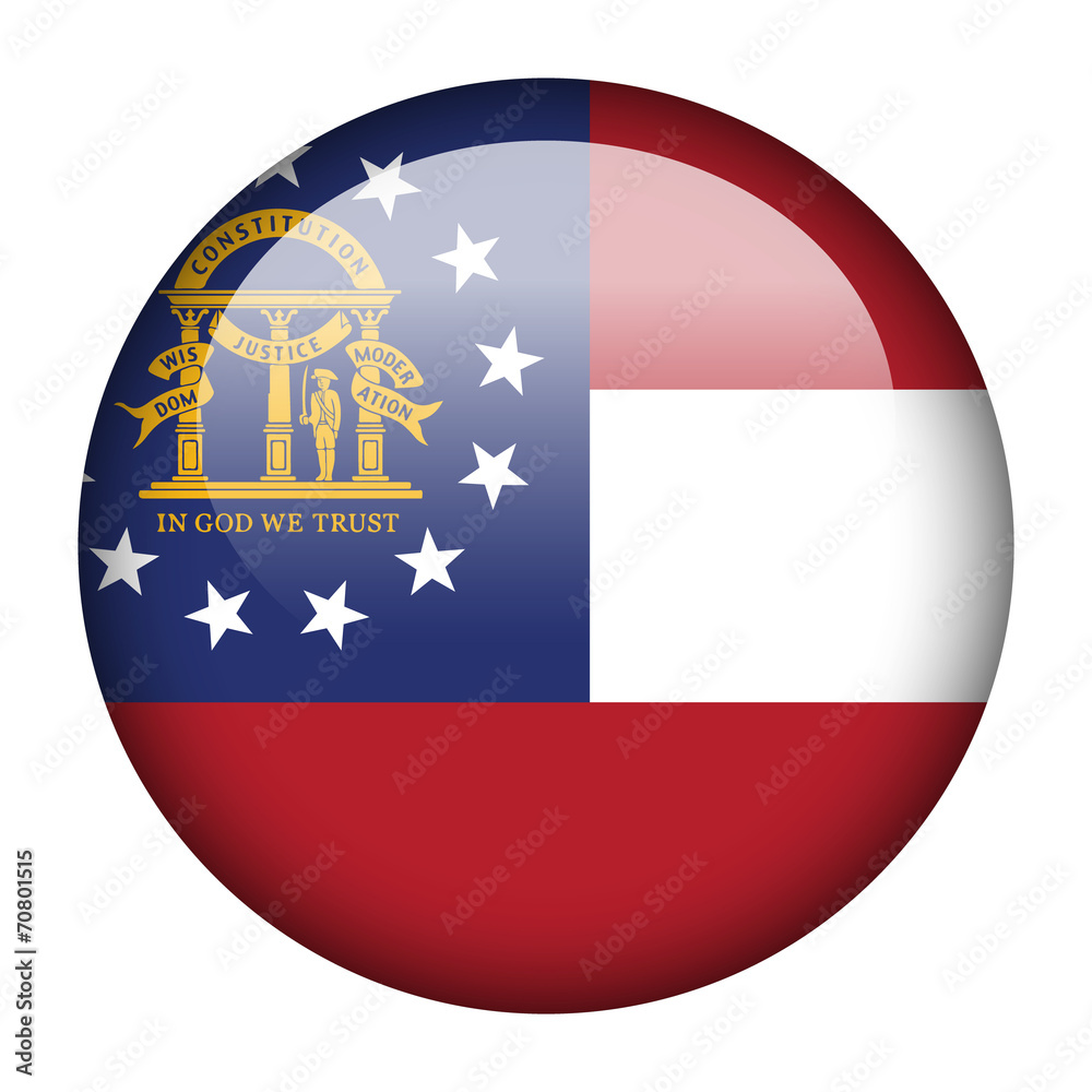 Flag button - Georgia Flag button - Georgia