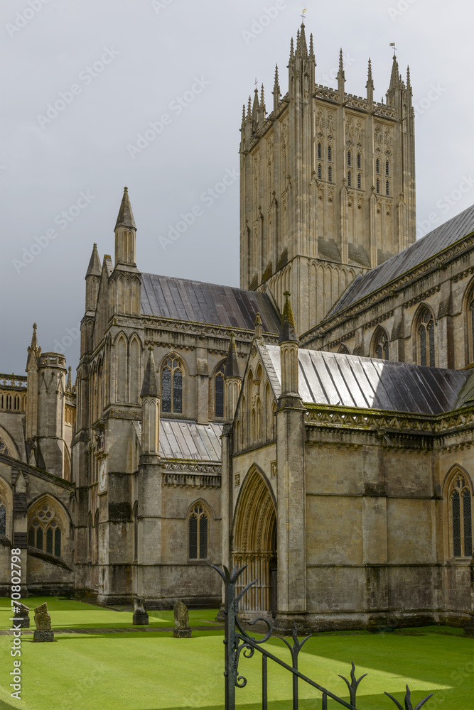 Cathedral side, Wells
