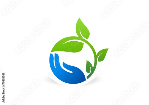 hand,plant,logo,tree,nature,leaf,circle,ecology,agriculture