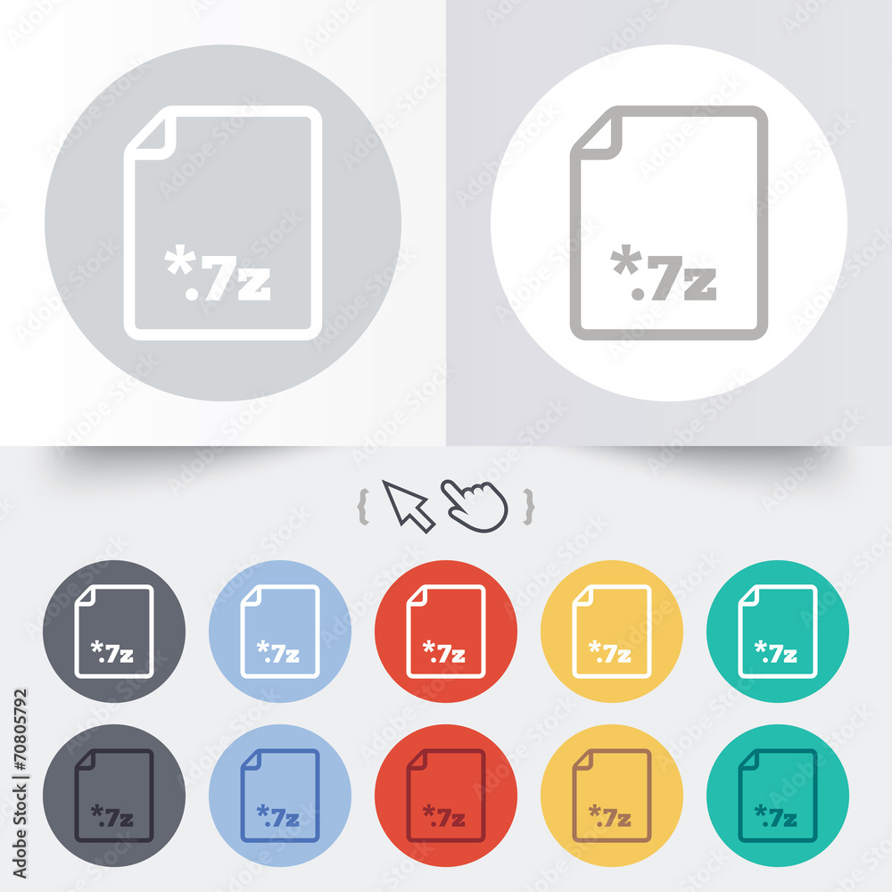 Archive file icon. Download 7z button. Archive file icon. Download 7z button.