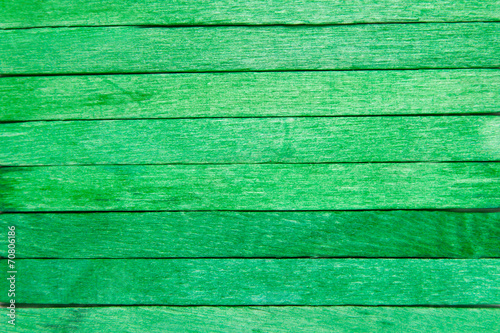 Wood plank green background