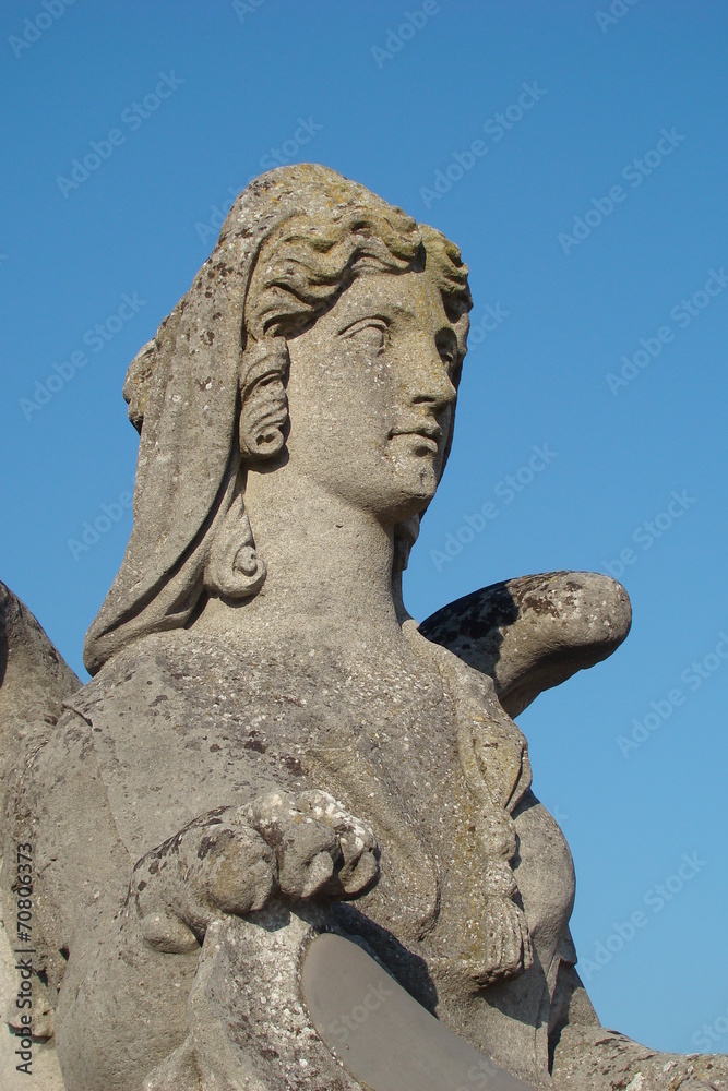Sculpture de sphinx,Domaine de Chantilly