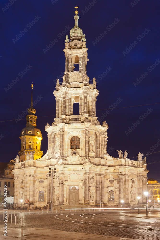 Dresden - Germany - Cathedral Sanctis simae Trinitatis