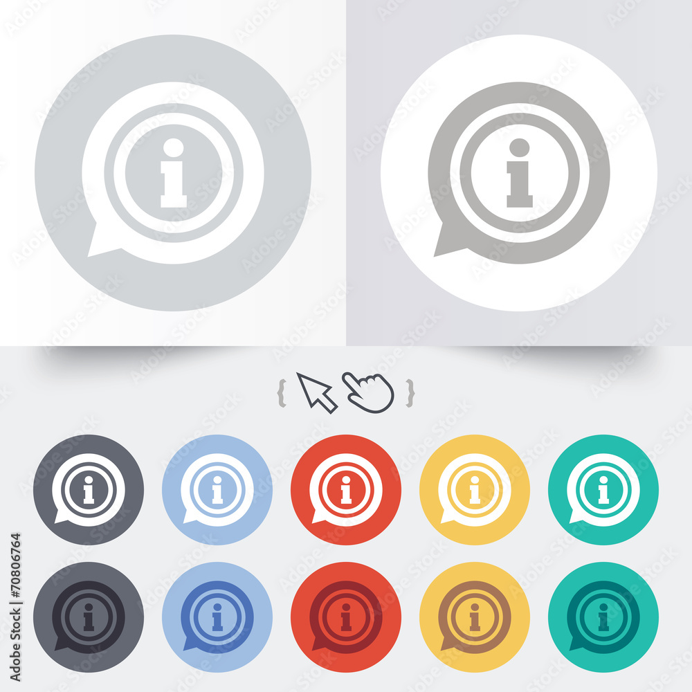 Information sign icon. Info symbol. Information sign icon. Info symbol.