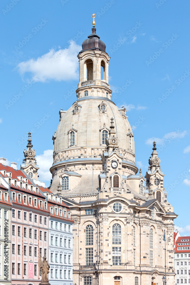 Dresden - Germany - Church in the sun