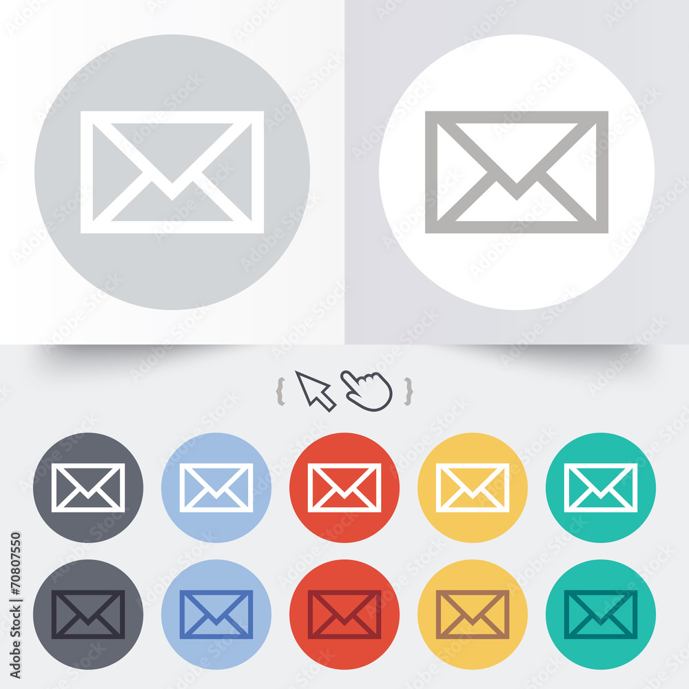 Mail icon. Envelope symbol. Message sign. Mail icon. Envelope symbol. Message sign.